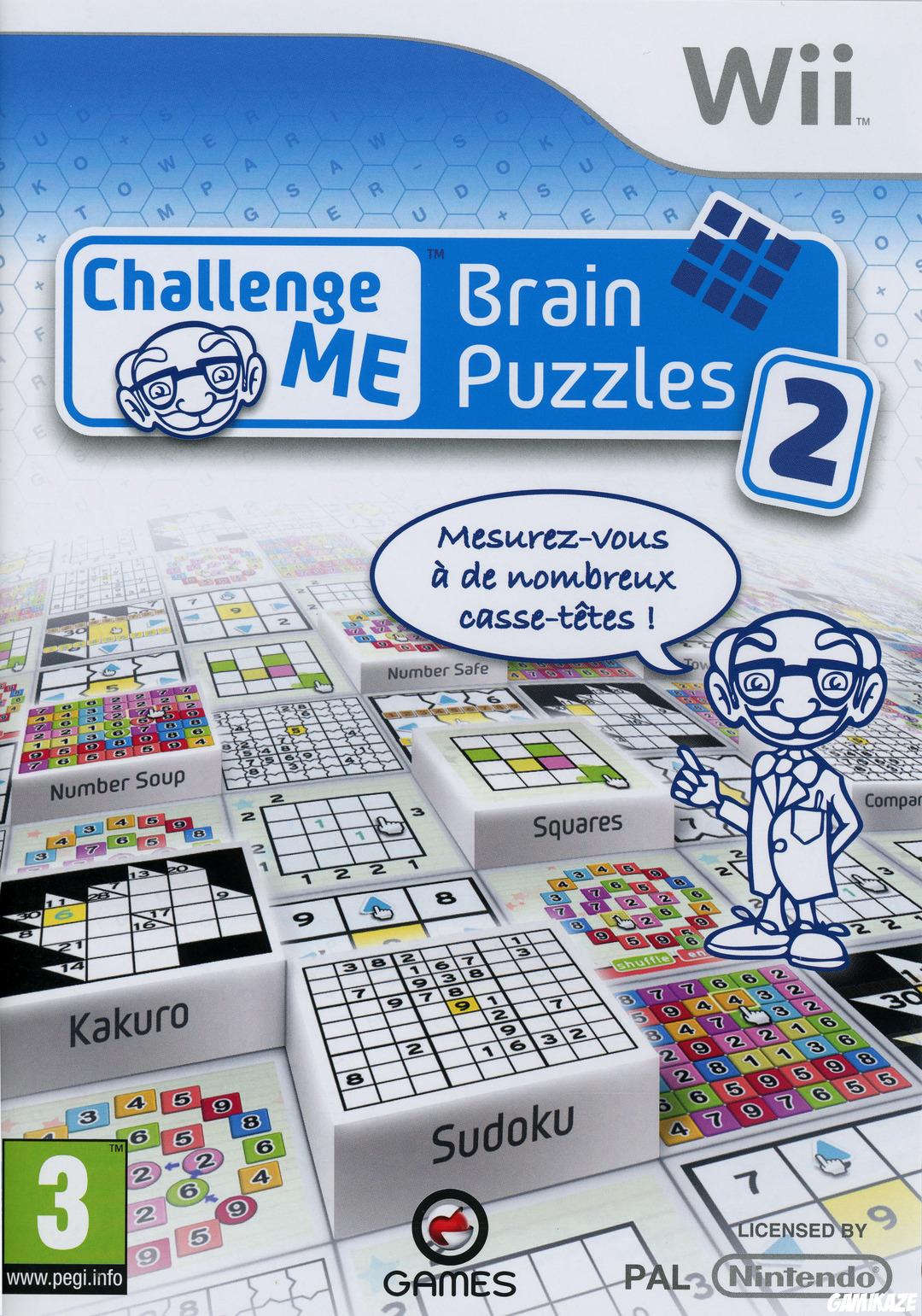 cover Challenge Me : Brain Puzzles 2 wii