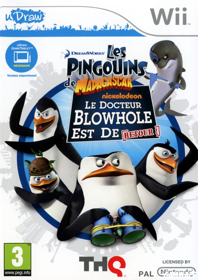 cover Les Pingouins de Madagascar : Le Docteur Blowhole Est De Retour wii