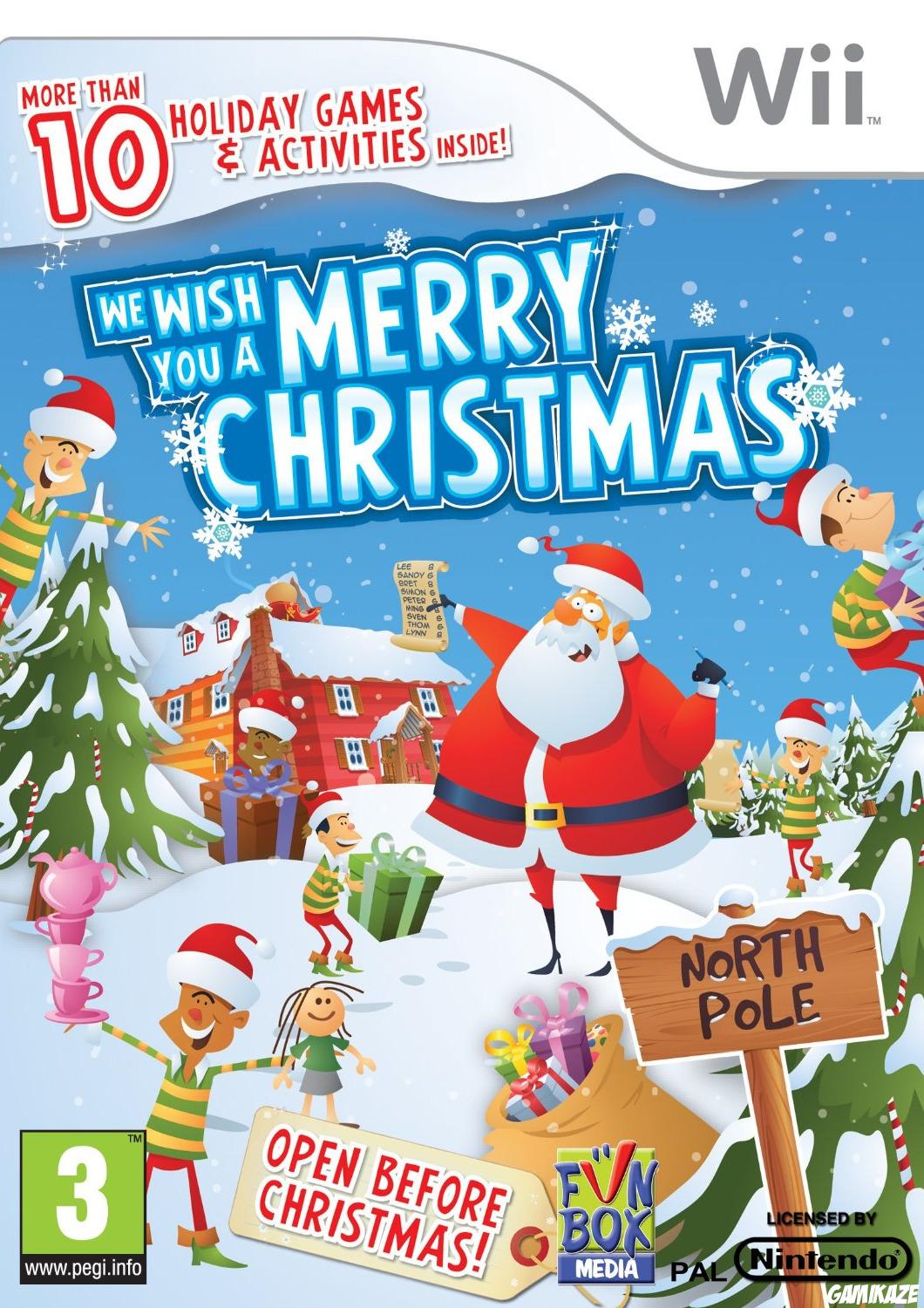 cover We Wish you a Merry Christmas wii
