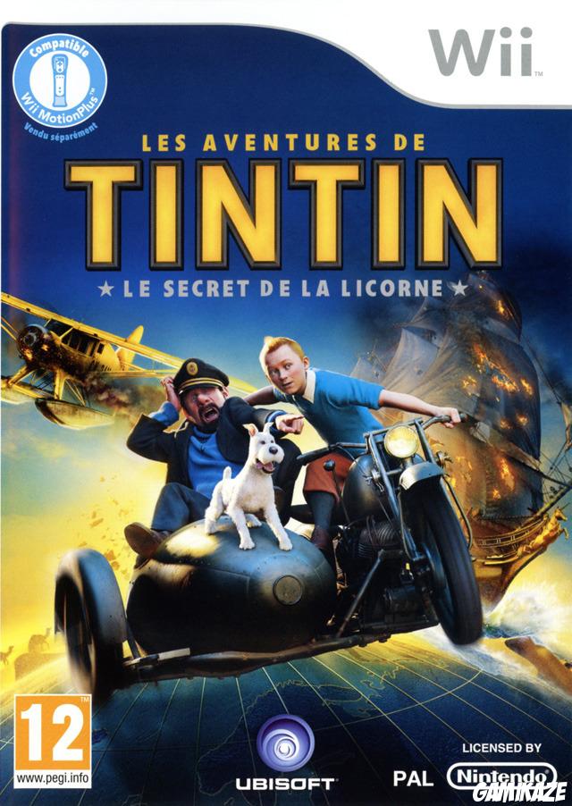 cover Les Aventures de Tintin : Le Secret de la Licorne wii