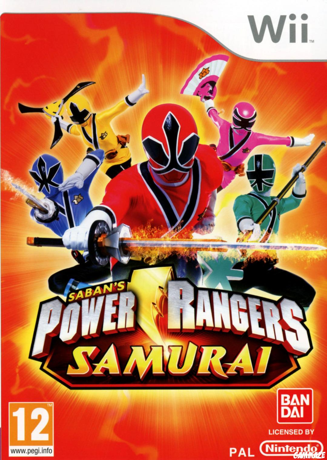 cover Power Rangers Samurai wii