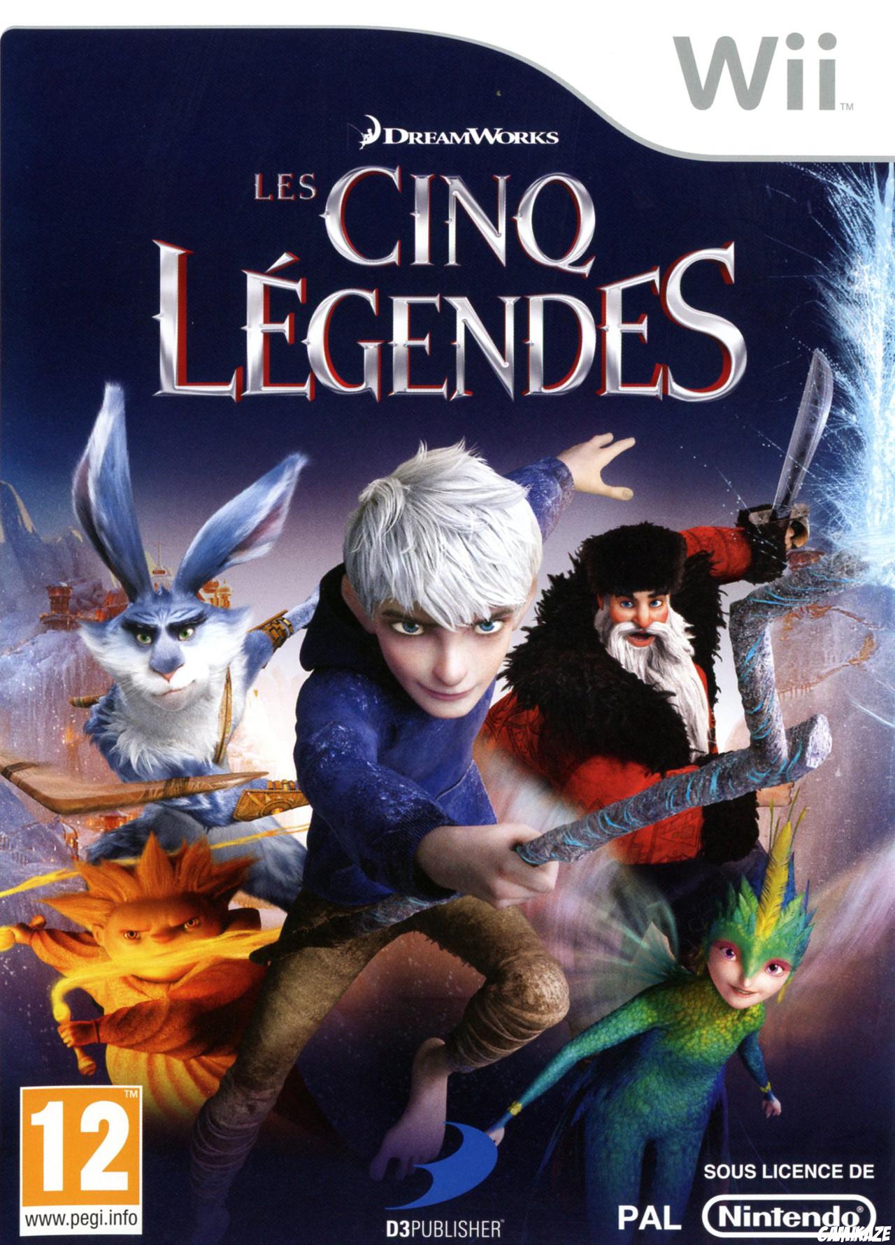 cover Les Cinq Légendes wii
