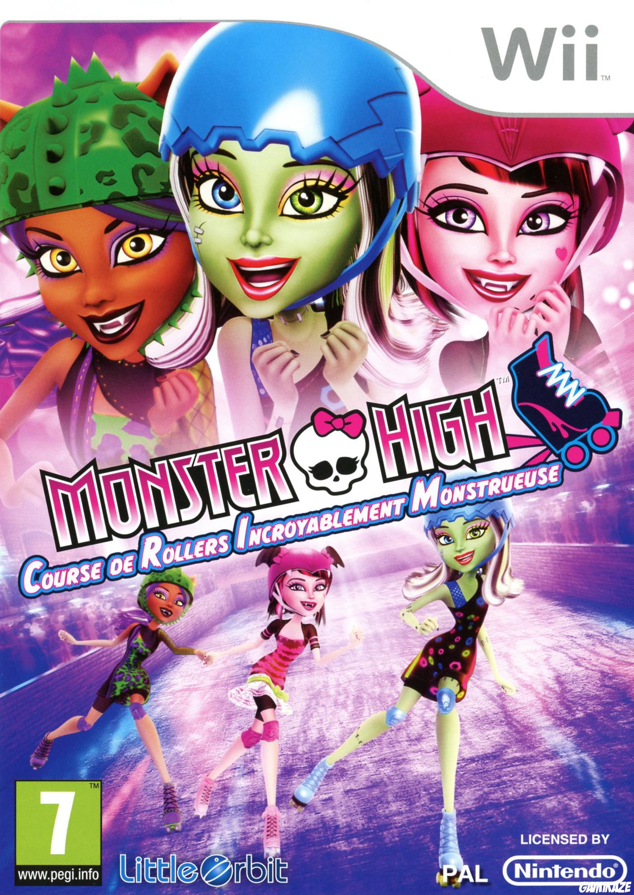 cover Monster High : Course de Rollers Incroyablement Monstrueuse wii