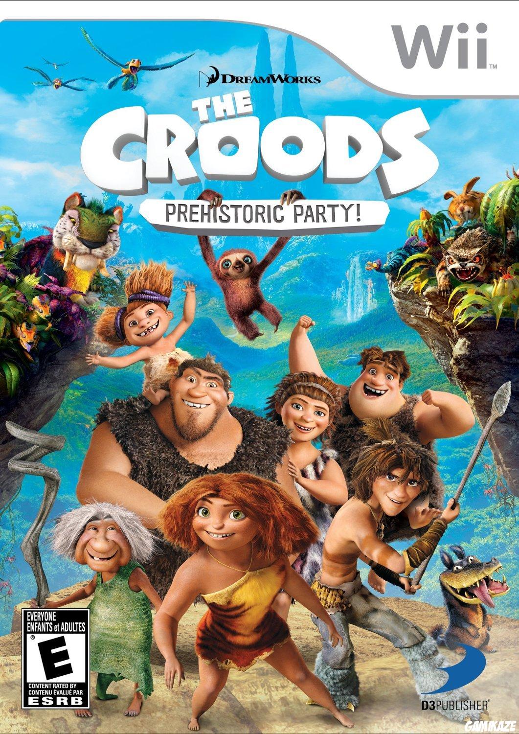 cover Les Croods : Fête Préhistorique wii