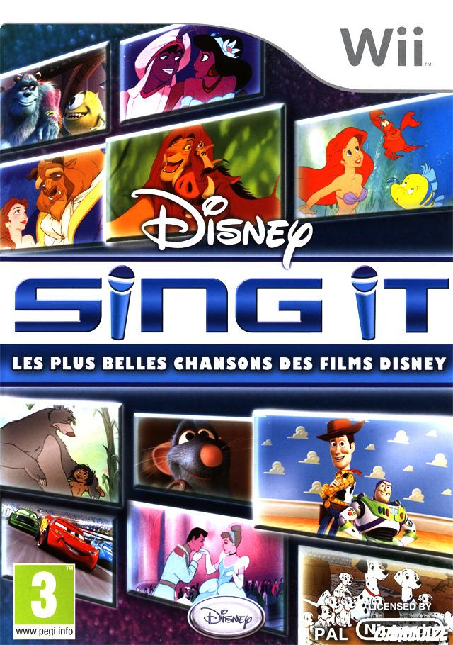cover Disney Sing It : Les Plus Belles Chansons des Films Disney wii