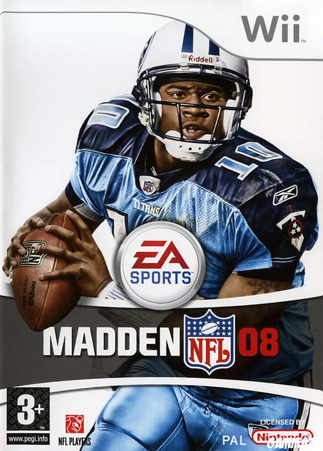 cover Madden NFL 08 wii