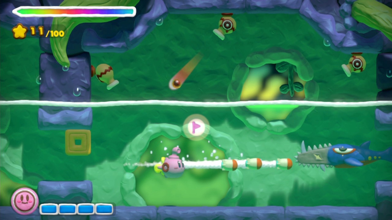 Kirby et le pinceau arc-en-ciel