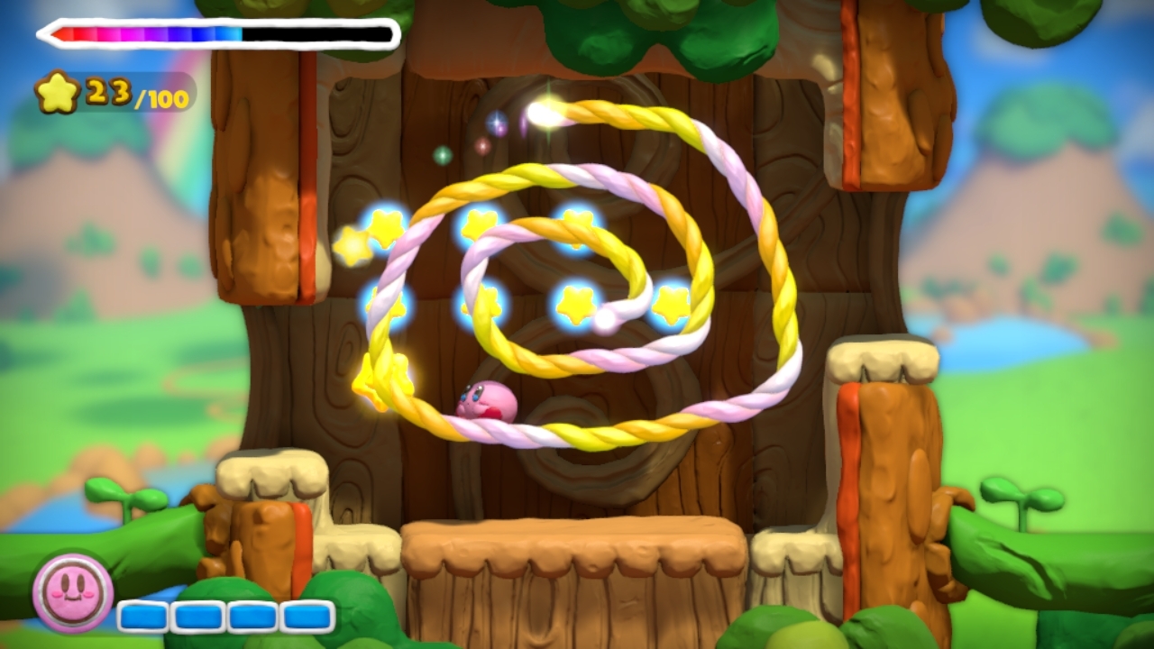 Kirby et le pinceau arc-en-ciel