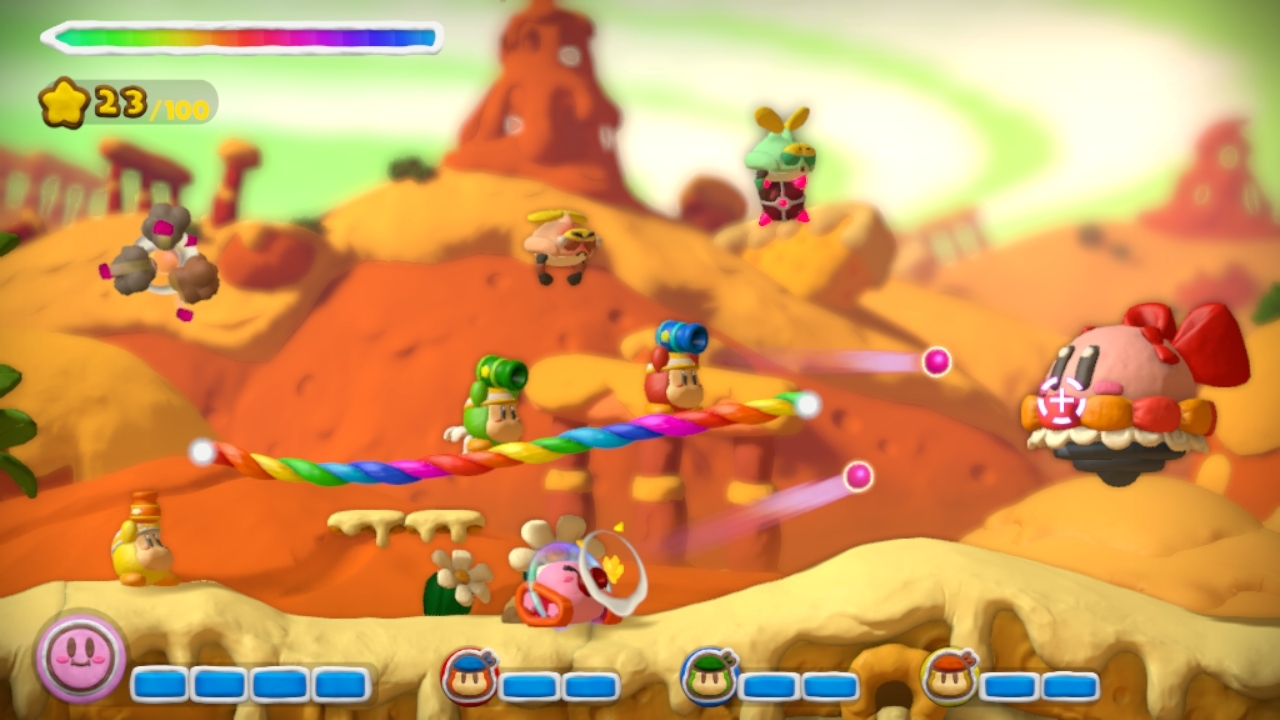 Kirby et le pinceau arc-en-ciel