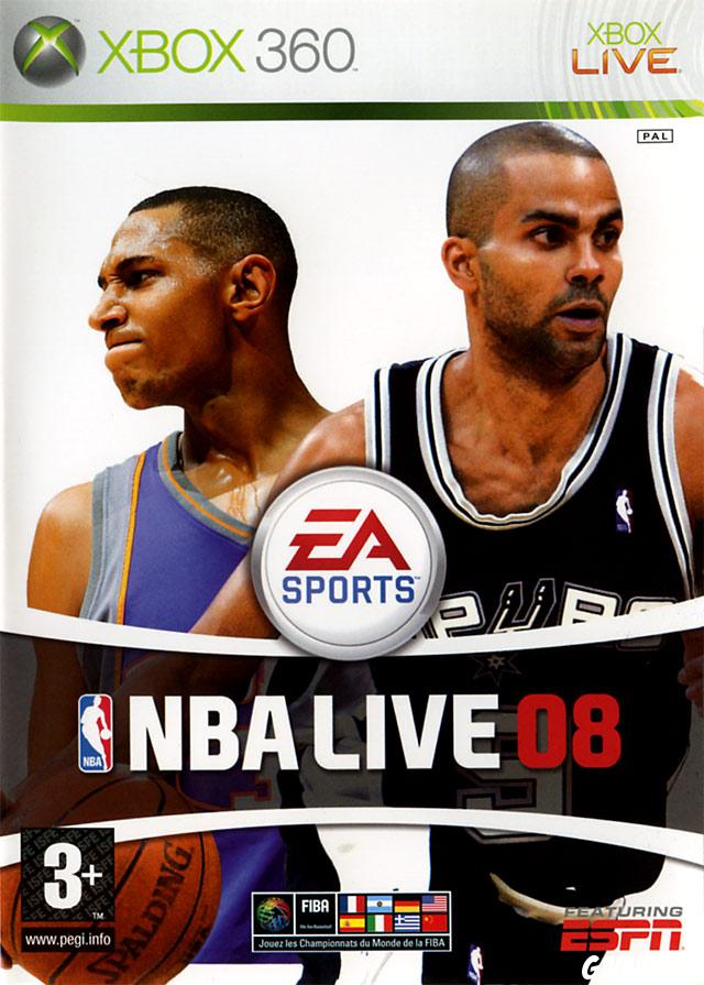 cover NBA Live 08 x360