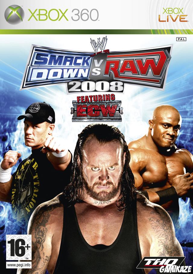 cover WWE Smackdown vs Raw 2008 x360