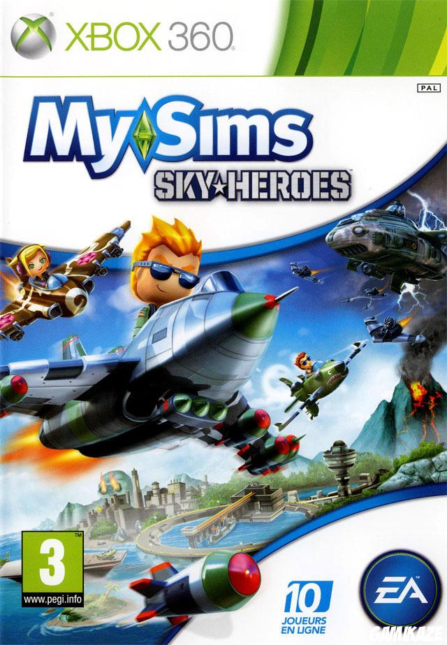 cover MySims SkyHeroes x360
