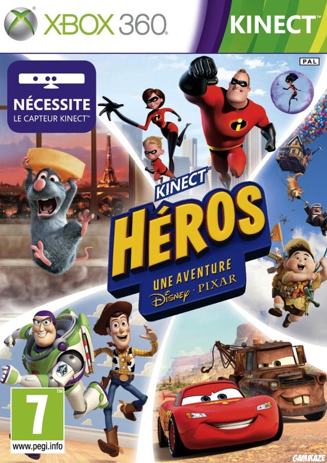 cover Kinect Héros : Une Aventure Disney-Pixar x360