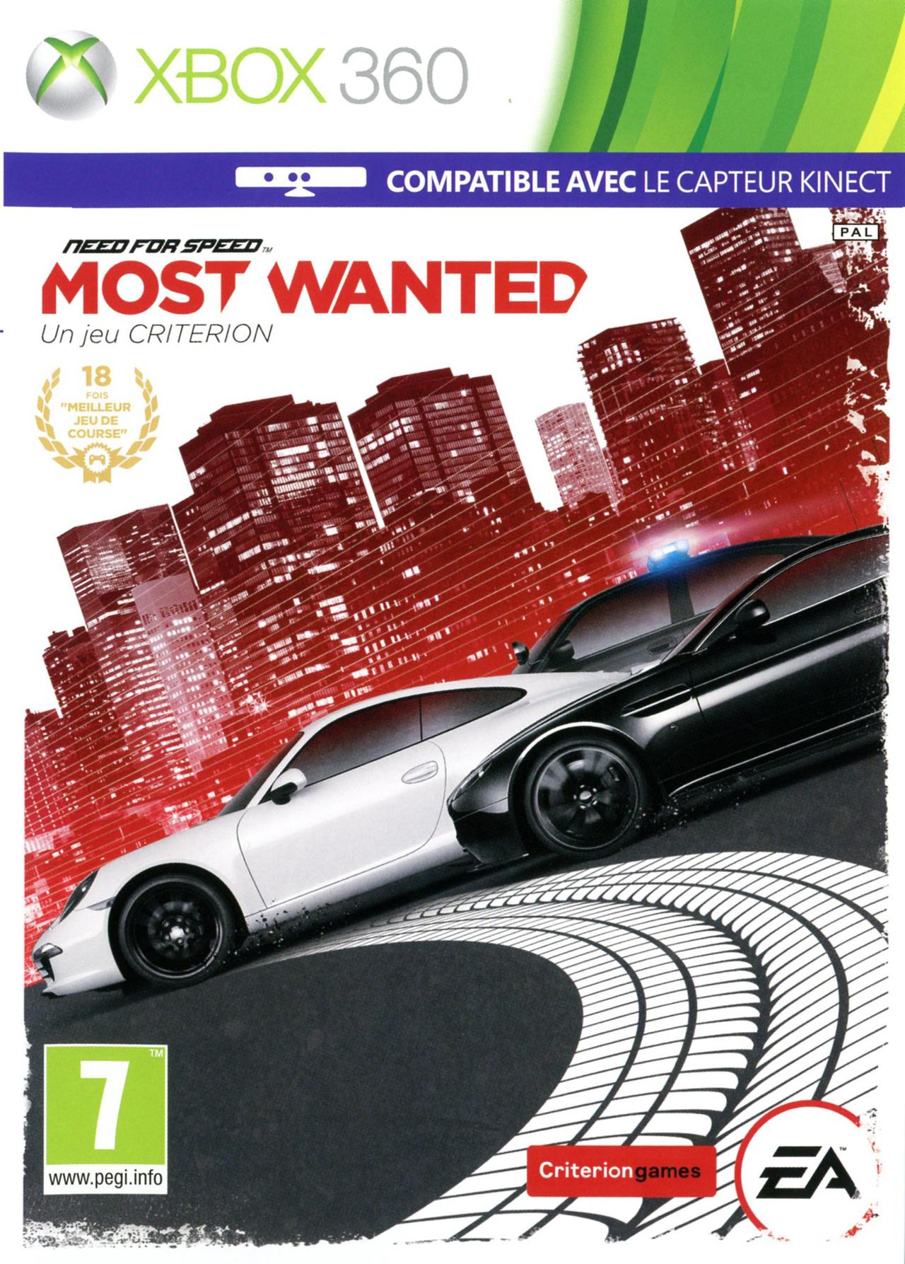 cover Need for Speed : Most Wanted x360