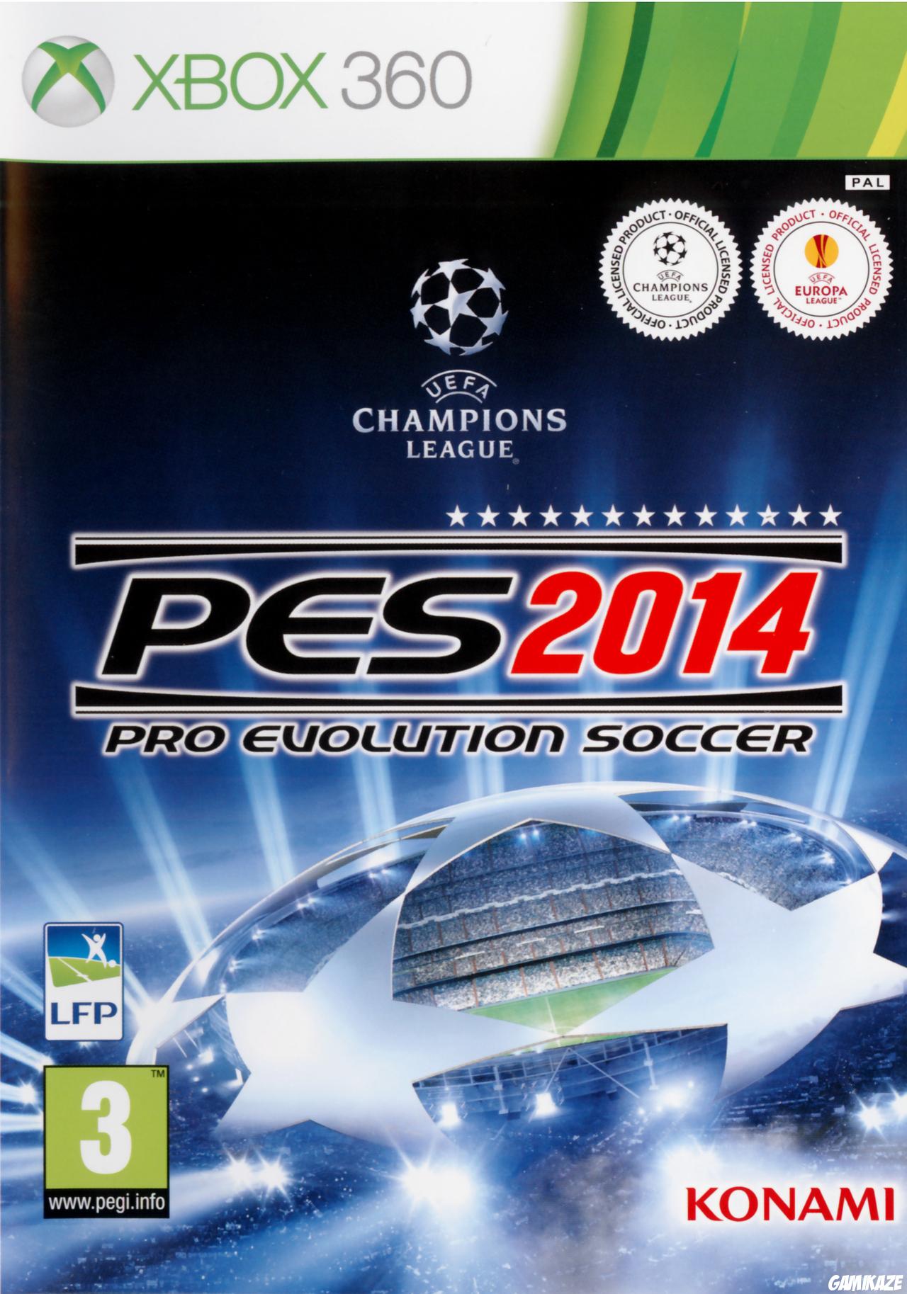 cover Pro Evolution Soccer 2014 x360