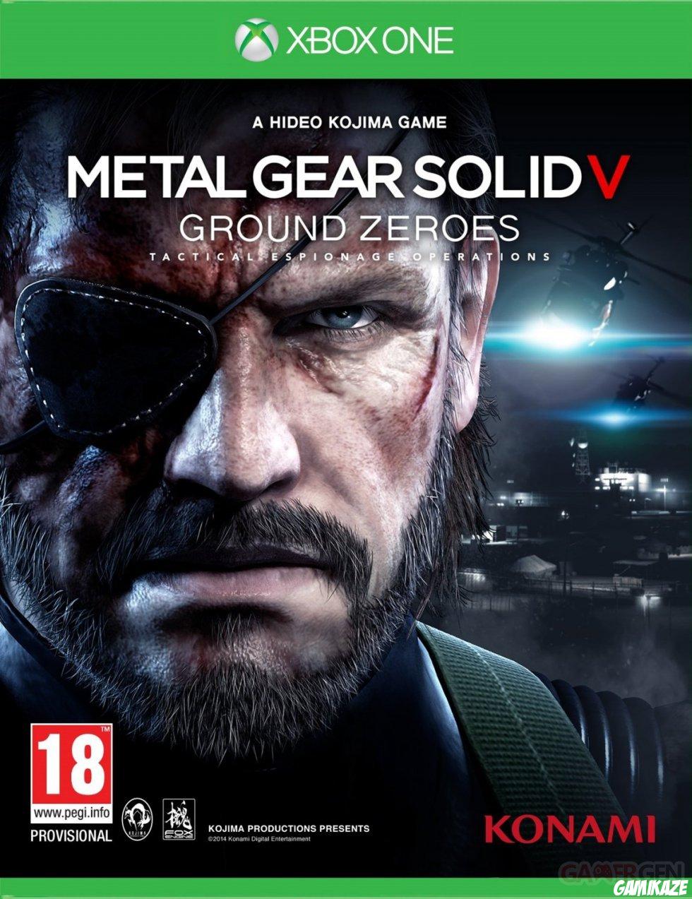 cover Metal Gear Solid : Ground Zeroes xone