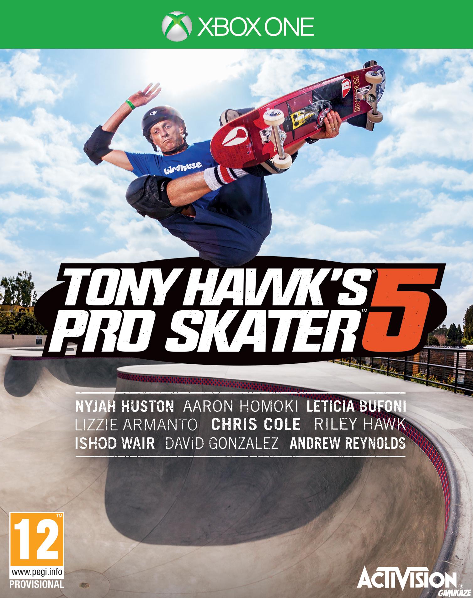 cover Tony Hawk's Pro Skater 5 xone