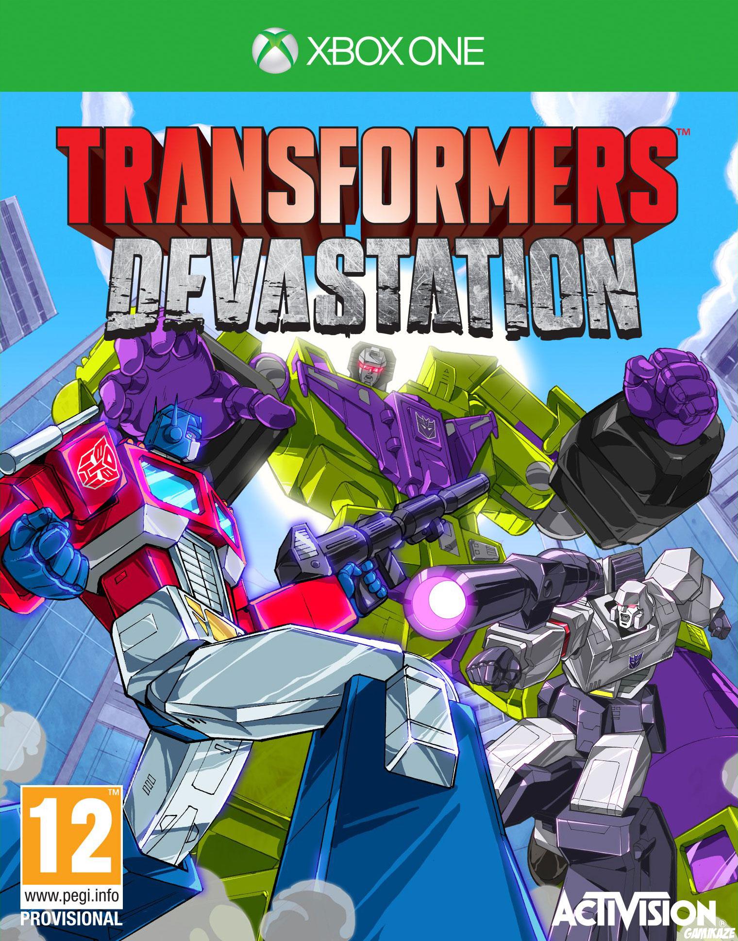 cover Transformers : Devastation xone