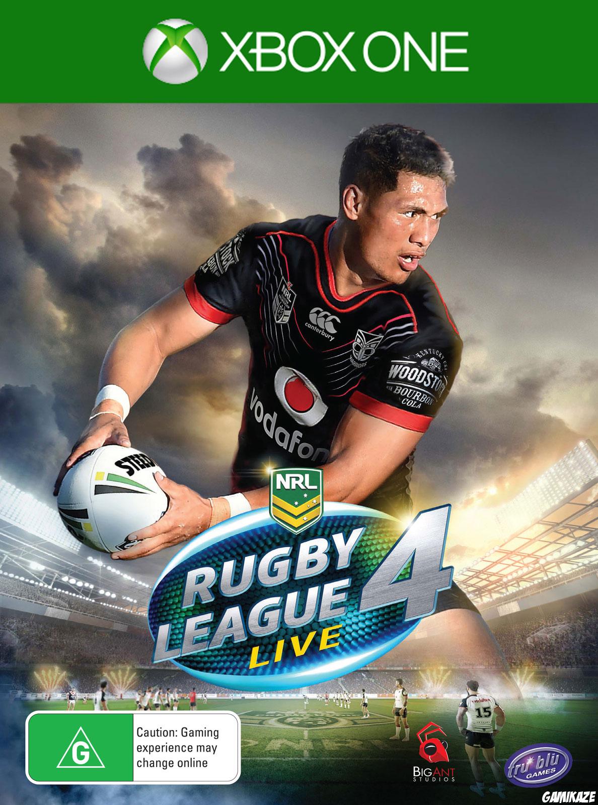 cover Rugby League Live 4 xone