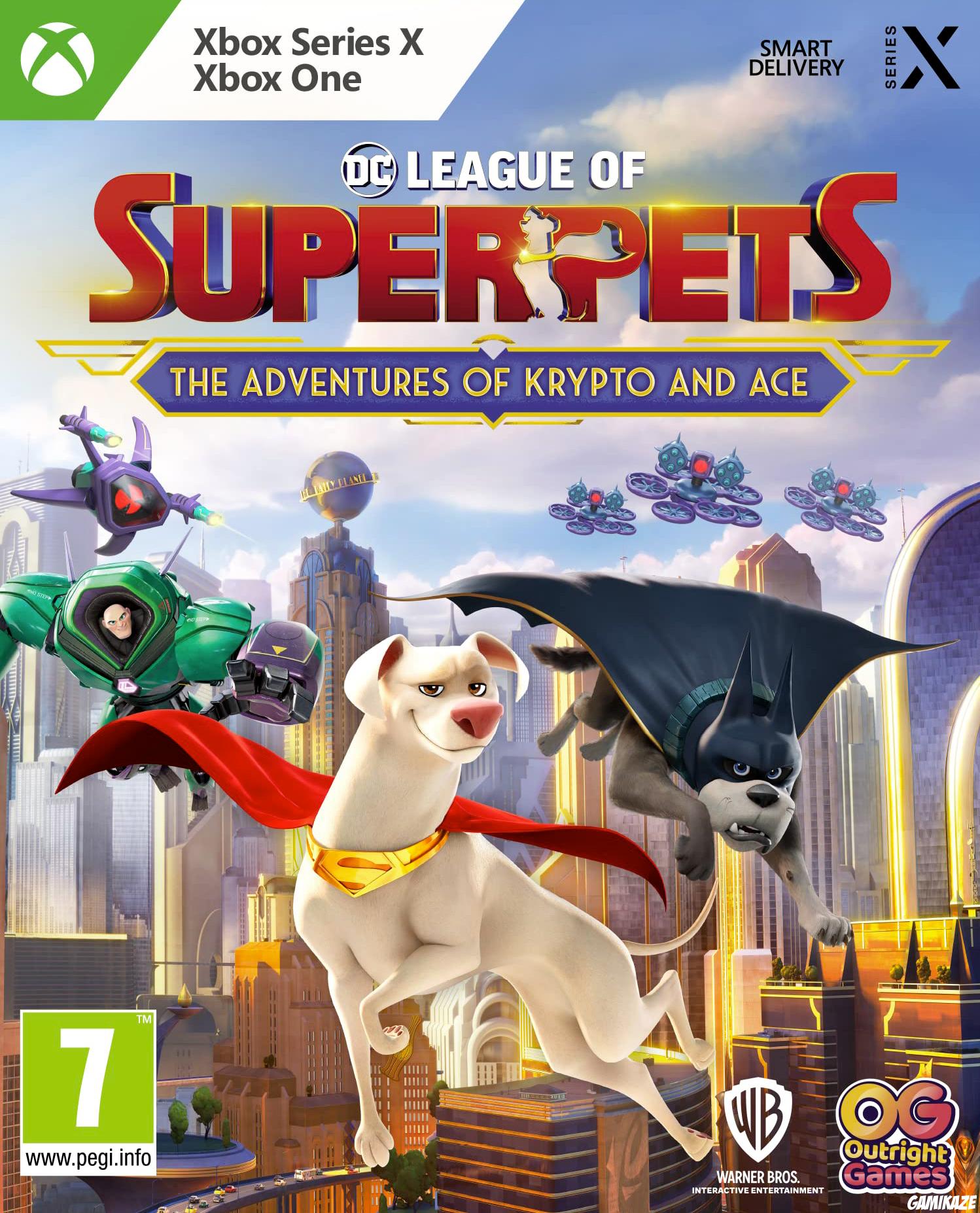 game type Action DC Krypto Super-Chien : Les Aventures de Krypto et Ace